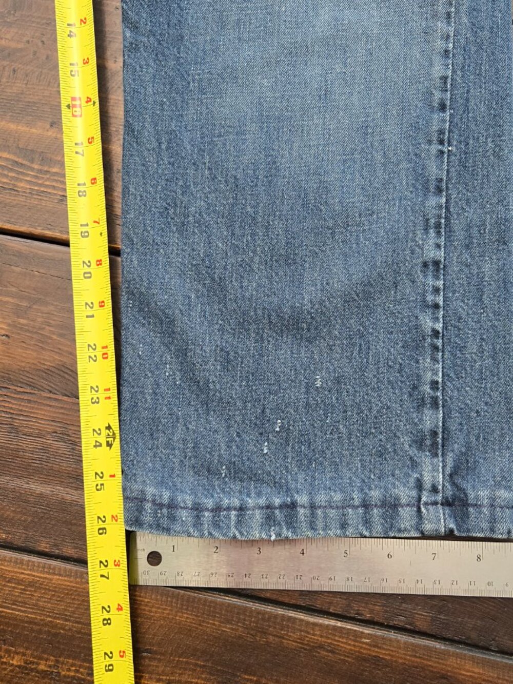 Levis 514 Mens Straight Fit Jeans Size 38x26 Denim 100% Cotton Lot of 2 - Picture 8 of 12